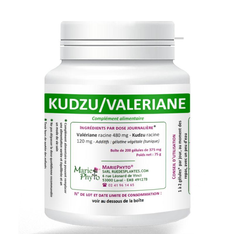 Kudzu valeriane 200 gelules