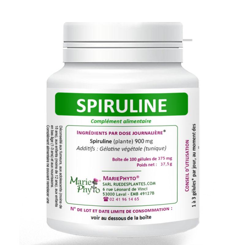 Spiruline 100 gelules