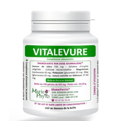 Vitalevure 100 gelules